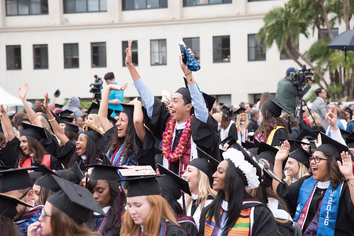 LoyolaMarymount's tweet image. Smile, snap and share, grads! Join the official #LMU18 commencement conversation and see your posts featured on lmu.edu/lmu18!