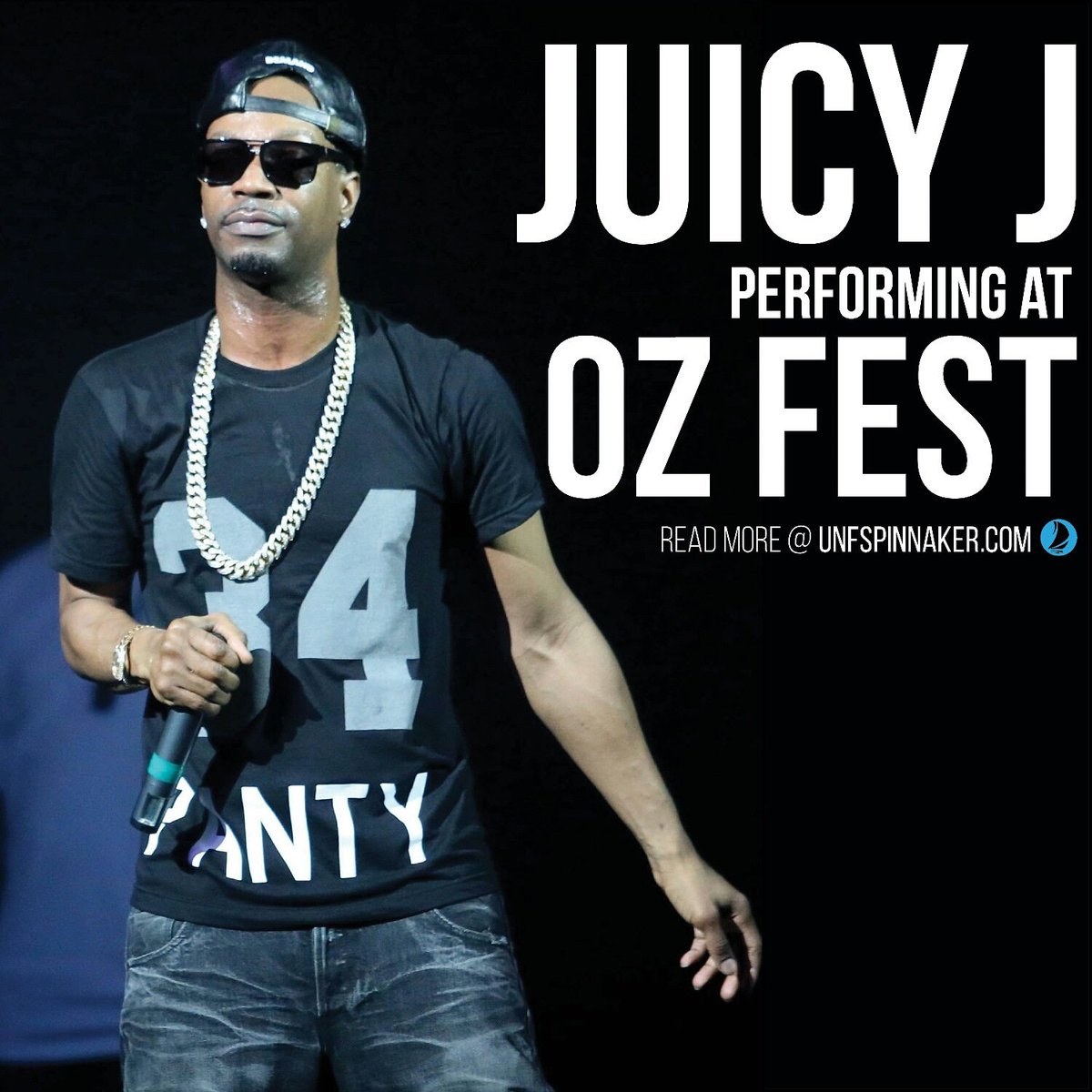 UNFspinnaker's tweet image. Rapper Juicy J has been added to the OZ Fest line up. Get all the details at unfspinnaker.com or read the story on our app.
