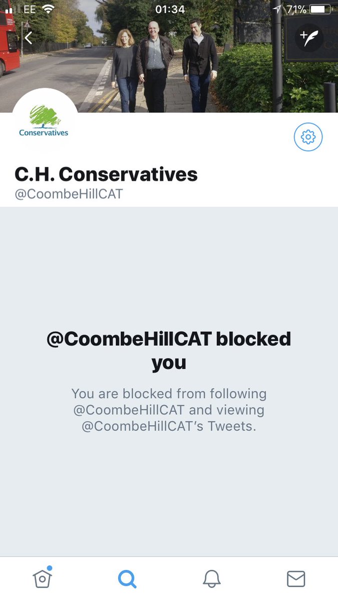 RBKDemocracy's tweet photo. It appears that the Coombe Hill Conservatives have blocked our account on Twitter... Why?!? https://t.co/8VhXY4IlvN