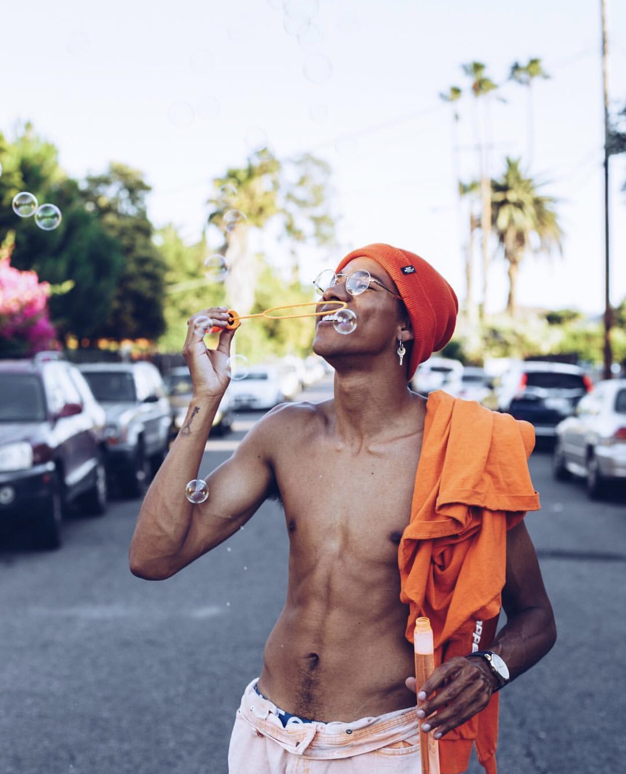 Keiynan Lonsdale with boyfriend