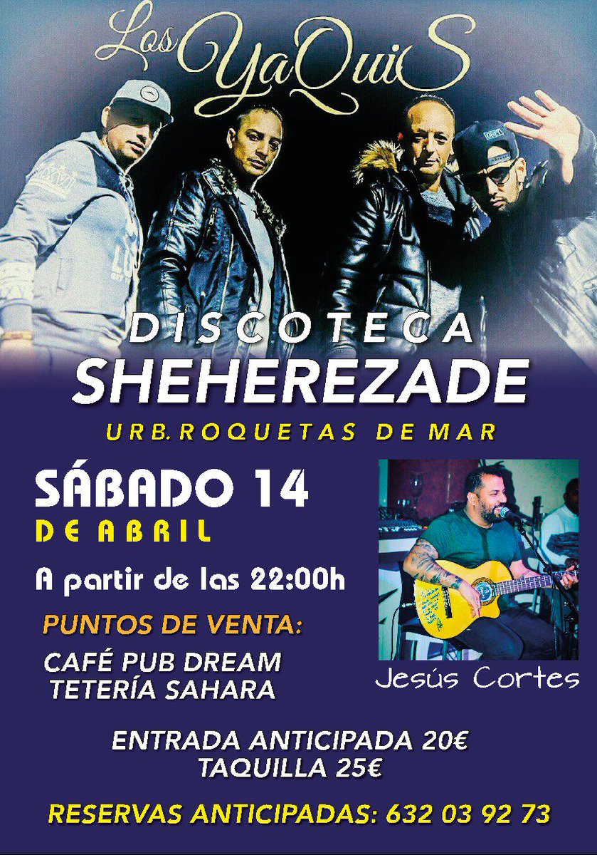Los yakis en Almería día 14 de abril