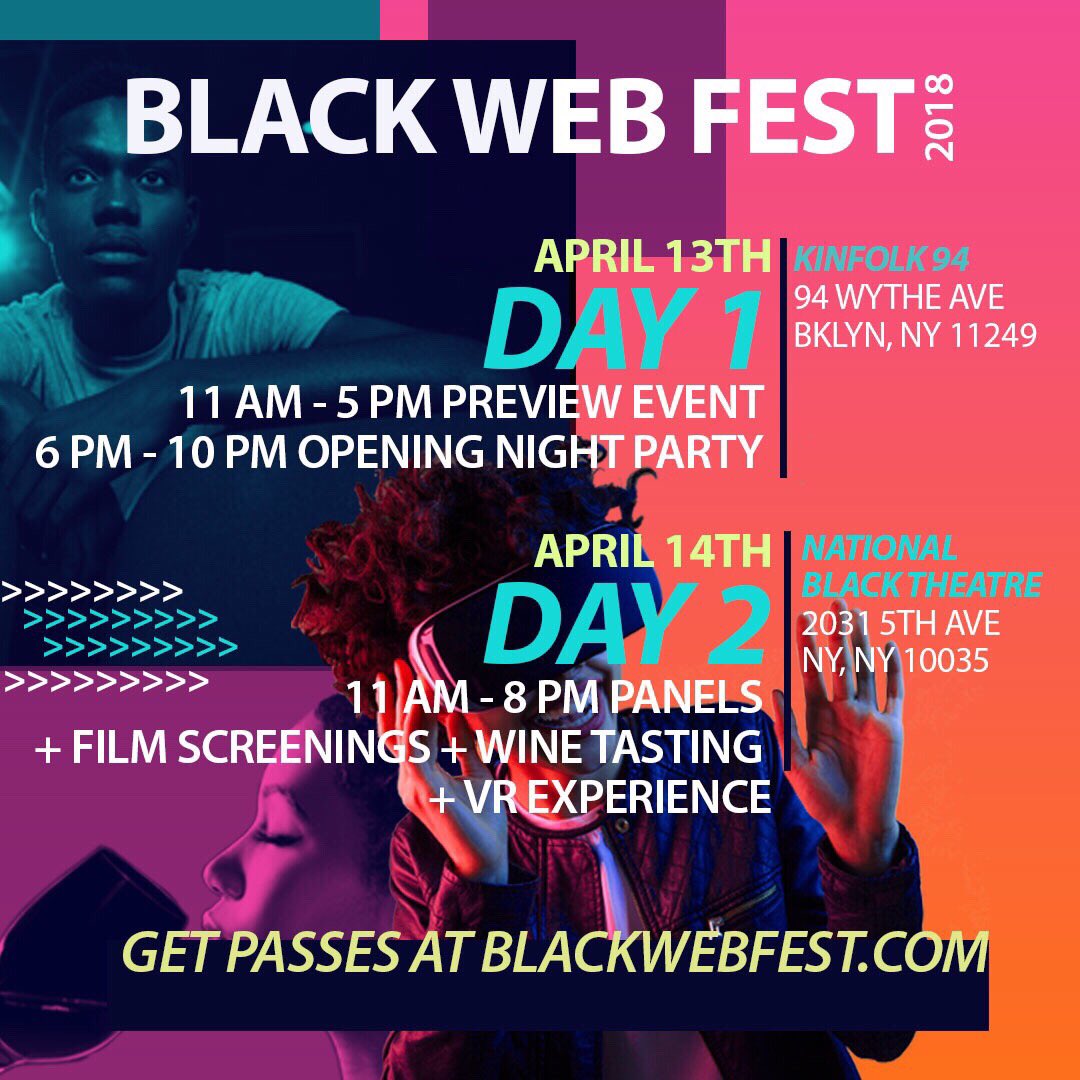 itsSakita's tweet photo. COME SEE ME! I'll be speaking on Day 2 of the @BlackWebFest on Saturday, April 14th from 2-3pm (National Black Theatre 2031 5th Ave, NYC). --- Panel: How to Become a Star with PR! 
__
Get your passes now at https://t.co/WDWeKM4xdV #BlackWebFest https://t.co/M7lezpclqz