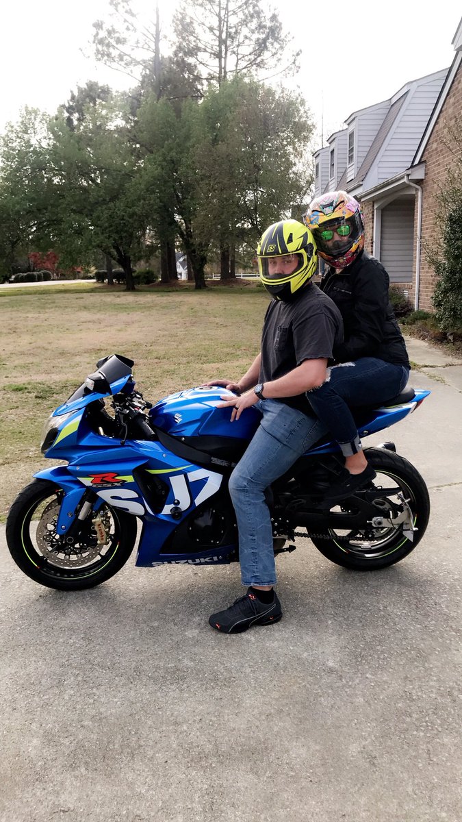 timmyjay_'s tweet photo. Thank you for supporting my dream of getting back on the two wheels. I look forward to our many adventures together. Love you @_alichele_ ! https://t.co/pEatvQ9rz7