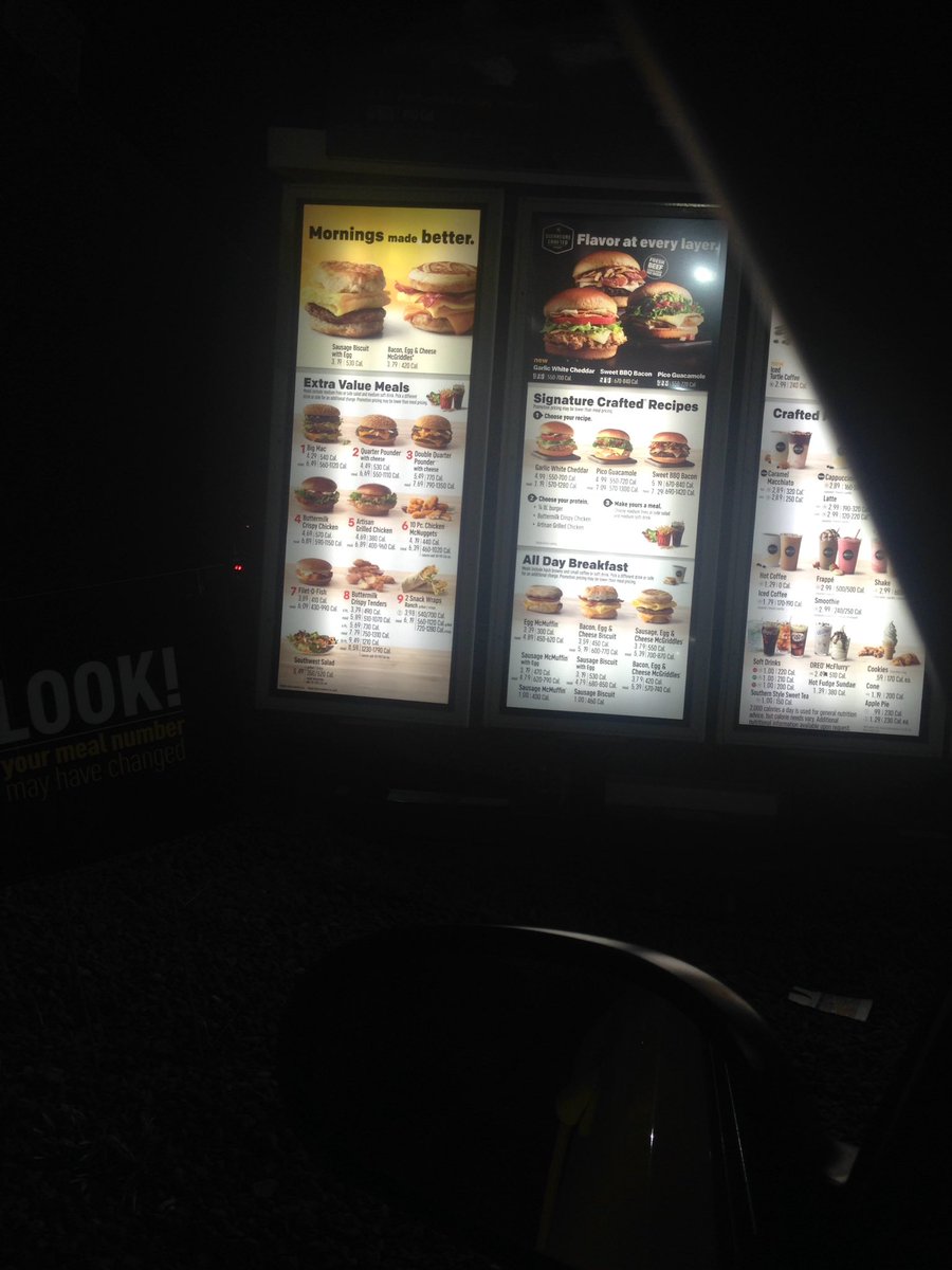 I love you Mickey Ds'.