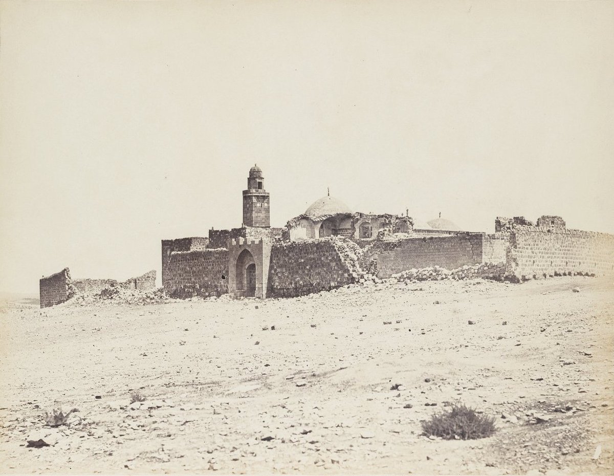 Nabi Musa is a traditional shrine or tomb of Moses (Nabi Musa = "the prophet Moses") located near Jericho.The Nabi Musa festival was the main saint's festival for the entire region, from Jerusalem to Hebron.photo by Robertson and Beato, March 1857 http://dla.library.upenn.edu/dla/holyland/detail.html?id=HOLYLAND_lenkin_3213