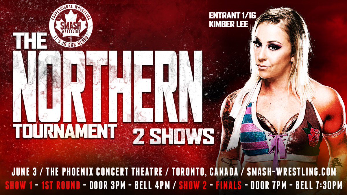 We are building something special over here in Toronto... 16 competitors over 2 shows will compete in the biggest tournament in Canada for an opportunity at the Smash Wrestling Championship on June 3rd. TICKETS: smash-wrestling.com/tickets