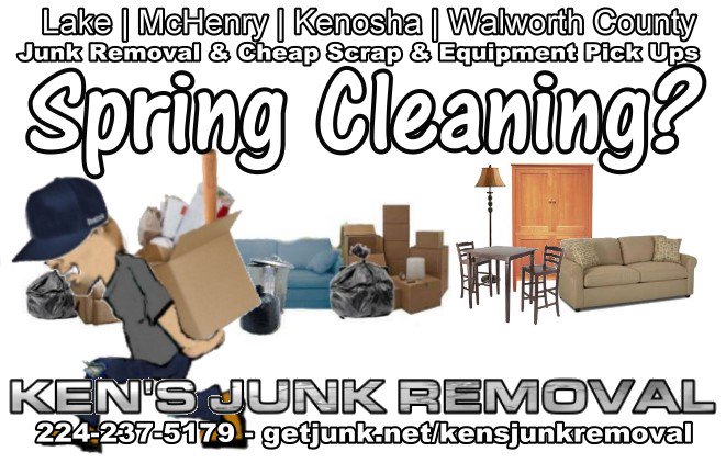 SPRING CLEANING?  Clean out your properties without cleaning out your wallets.  We provide Free Scrap Metal Pick Ups(Large Loads) &amp; Affordable #JunkRemoval For Lake, McHenry, &amp; Kenosha County. #VernonHills #Mundelein Call Ken's Junk Removal 224-237-5179 getjunk.net/Lake-County-IL…