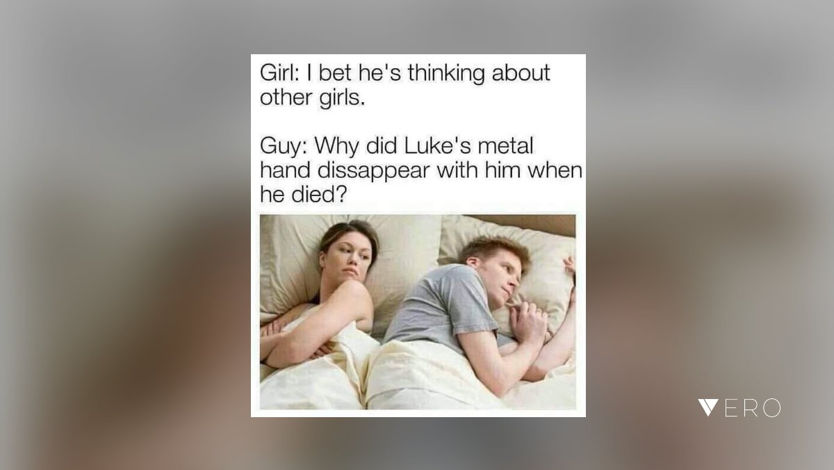 AdamDechanel's tweet image. #RelationshipWoes #StarWars @VeroTrueSocial