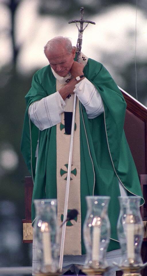 On this day in 2005 #PopeStJohnPaulII passed into eternal life. Pray for us and keep us strong and faithful as we cultivate a culture of life through teaching #TOB. #TheologyoftheBody