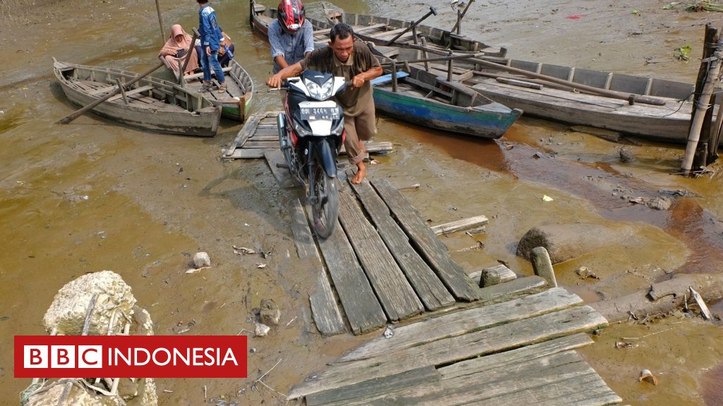 BBCIndonesia's tweet photo. Sampan leper, solusi lokal masalah transportasi ketika air sungai di Riau surut https://t.co/xoKqVCeWwu https://t.co/EyZjnOEexJ