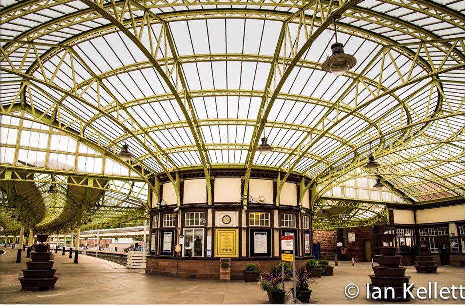 Photographer Ian Kellett is in the gallery today, he’s a bright spark on a dull day. #photographer #cumbria #STATION