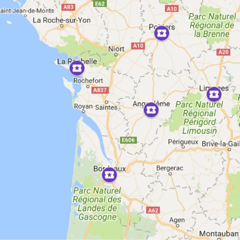 InterFaithTour's tweet photo. En route pour :
- #Step25 : La Rochelle mardi 3
- #Step26 : Poitiers mercredi 4
- #Step27 : Angoulême jeudi 5
- #Step28 : Limoges vendredi 6
- #Step29 : Bordeaux samedi 7 https://t.co/TELkYi6mu6