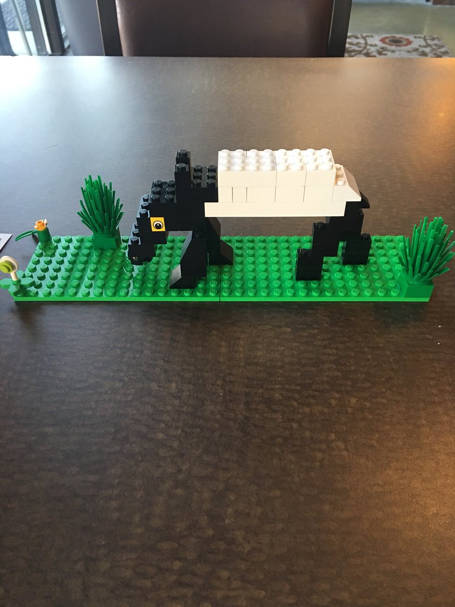 fabrikate's tweet photo. Tonight I built a tapir out of legos at a library program at our local ciderhouse. It was a good night. https://t.co/RbNUFQOPyO