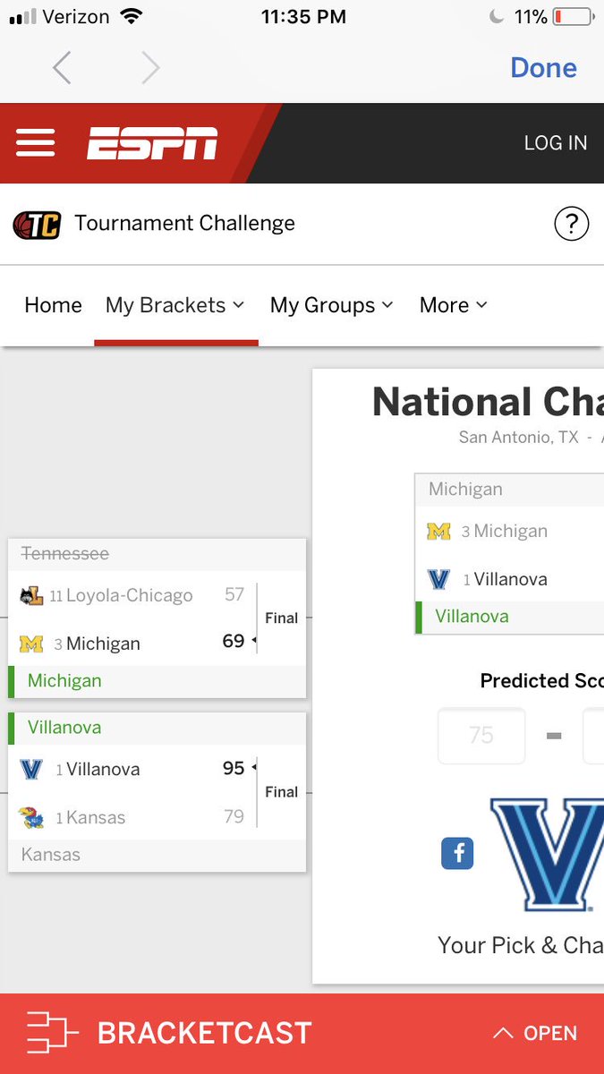 CaptainCastle1's tweet photo. Yikes. Murdered it. My pride is hurt, but my incredible fantasy season continues. 3/4 final four - championship - champion #TopBracket #LibraryChamp https://t.co/n3zAArjxVX