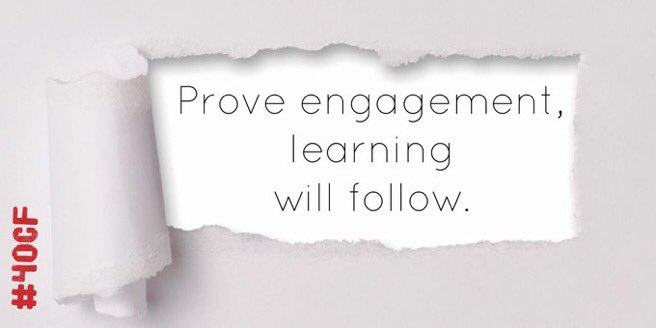 #AKEDCHAT Choice helps with engagement.
