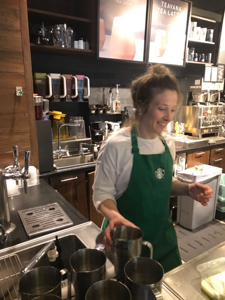If you ever go to Whistler DONT go to the Starbucks on Marketplace. The supervisor named Jessica was anoyed because our kids were talking and laughing and threatened to kick them out. So rude and intolerant with kids. FAIL. Starbucks its not a museum. <a href="/StarbucksCanada/">Starbucks Canada</a> @starbucks