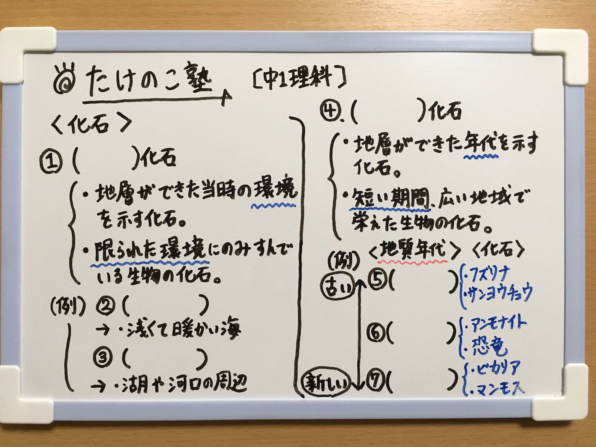 たけのこ塾 中1理科 今回は 化石 についての問題を作成しました 内容は以下の通りです 示相化石 サンゴ シジミなど 示準化石 地質年代 古生代 中生代 新生代 詳しくは画像の解説をご覧下さい 勉強垢 中1 理科 地学 Youtube たけのこ塾 中1理科 今回は 化石 についての問題を作成しました 内容は以下の通りです 示相化石 サンゴ シジミなど 示準化石 地質年代 古生代 中生代 新生代 詳しくは画像の解説をご覧下さい 勉強垢 中1 理科 地学 Youtube