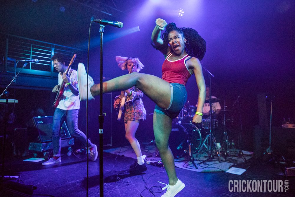 Not many bands can compete with the sheer amount of energy <a href="/the_go_team/">the go! team</a> puts into a single performance. The entire set was full of dancing singers, leaping guitarists, double drummers, high kicks, and so much more! Just incredible show all around.