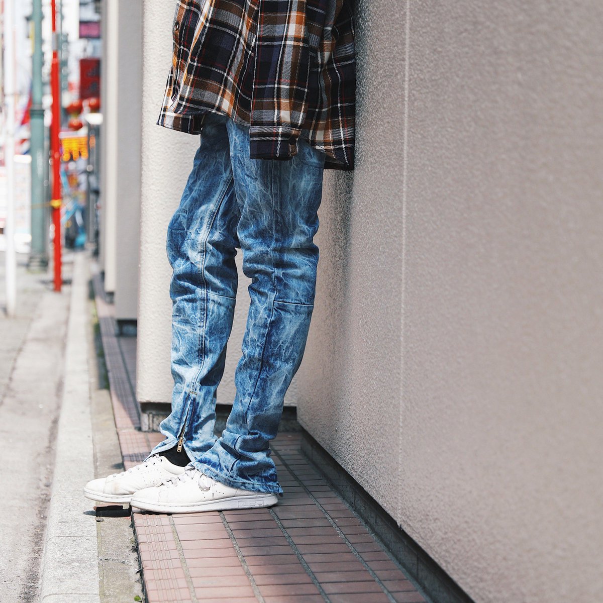 ホワイト系,S100%本物 Fear of God FIFTH collection スキニー 安住紳一郎アナ fear of collection fifth スキニーデニム god デニム/ジーンズ
