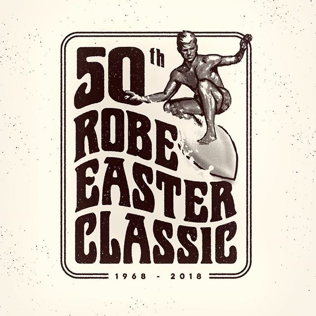 takeheeddesign's tweet photo. Had the pleasure of putting together the poster / apparel design for the Annual Robe Easter Surf Classic. #robe #surfposter #retrotype #surfing #posterdesign #typedesign #classictype #robesouthaustralia #easterclassic #appareldesign #typography #customty… https://t.co/i14GudvqxJ https://t.co/HFWvLjT4I8