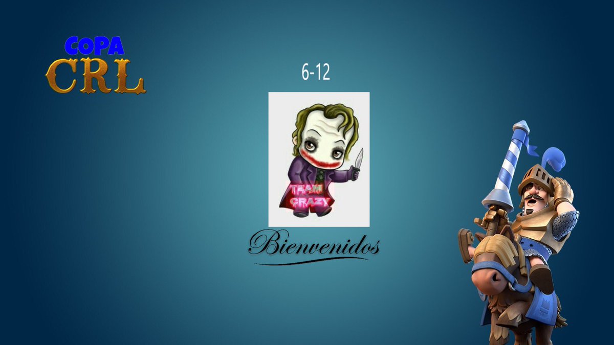 Crees que la locura gana batallas pues ven y averígualo cuando te enfrentes a ellos. Ellos son <a href="/TEAMCRAZYcr/">TEAM CRAZY</a>