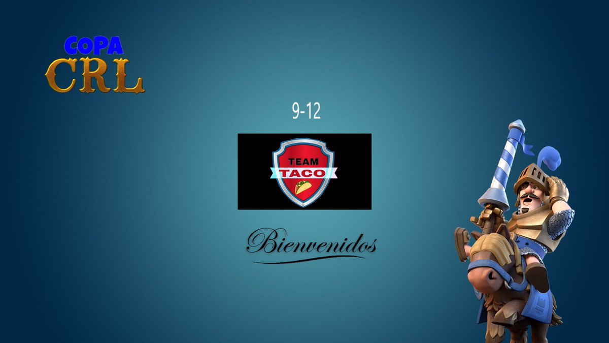 Alguien pidió un taco. Pues tienes que vencerlos para probarlo. Ellos son <a href="/TeamTaco_CR/">Team Taco</a>