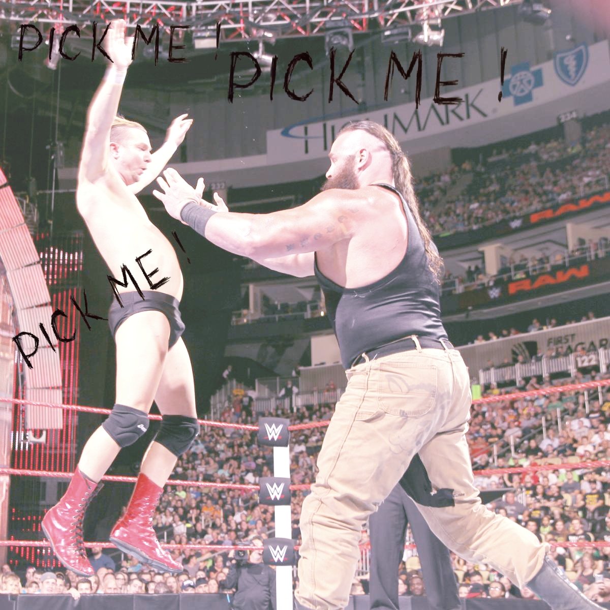 westghost707's tweet photo. @BraunStrowman should pick @realellsworth for his partner at Wrestlemania https://t.co/jB6Ffx0BeN