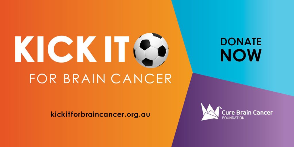 .@ALeague to support 'Kick it for Brain Cancer' fundraiser - bit.ly/2Gu6HbA
