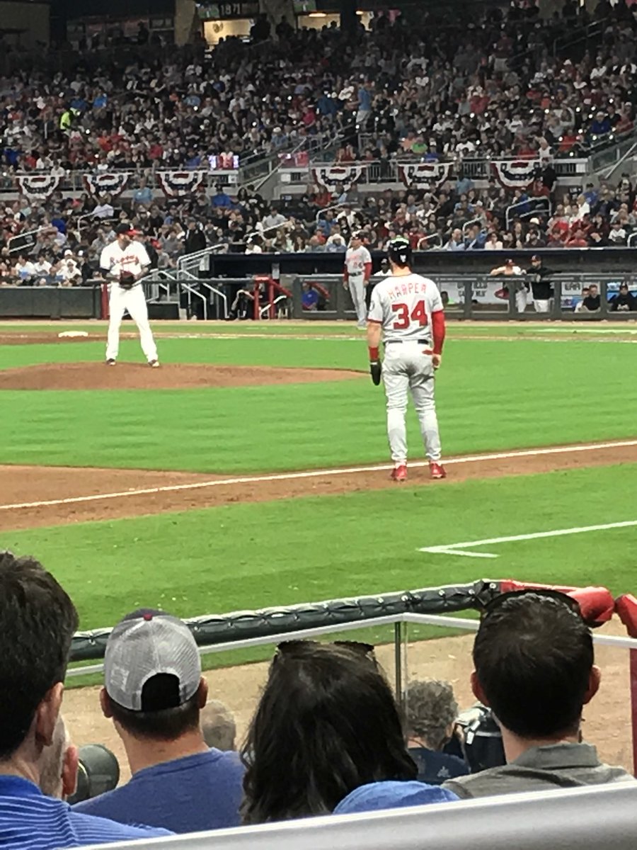 cambrad3's tweet photo. #Braves #Nationals https://t.co/fDi137SOaM