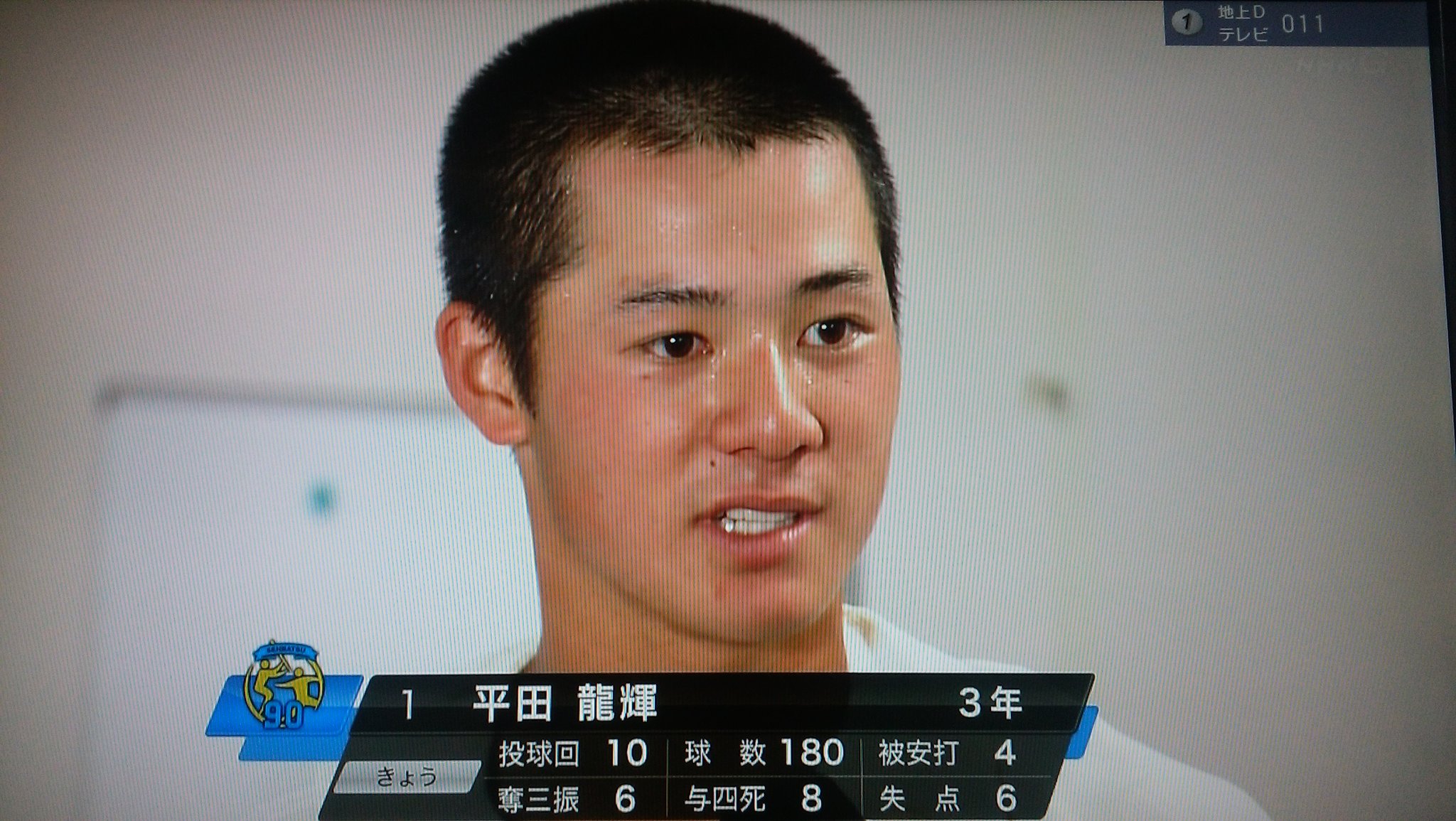 画像 智辯和歌山エース平田くん ぜひマウンドではハンカチで汗を拭ってほしい系イケメン T Co Balu1dfc4q まとめダネ