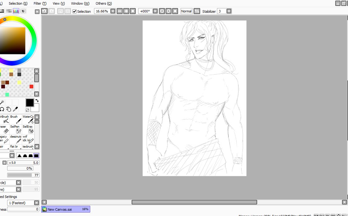 why am i doing this with my own dnd character i should be playing the game not drawing porn-