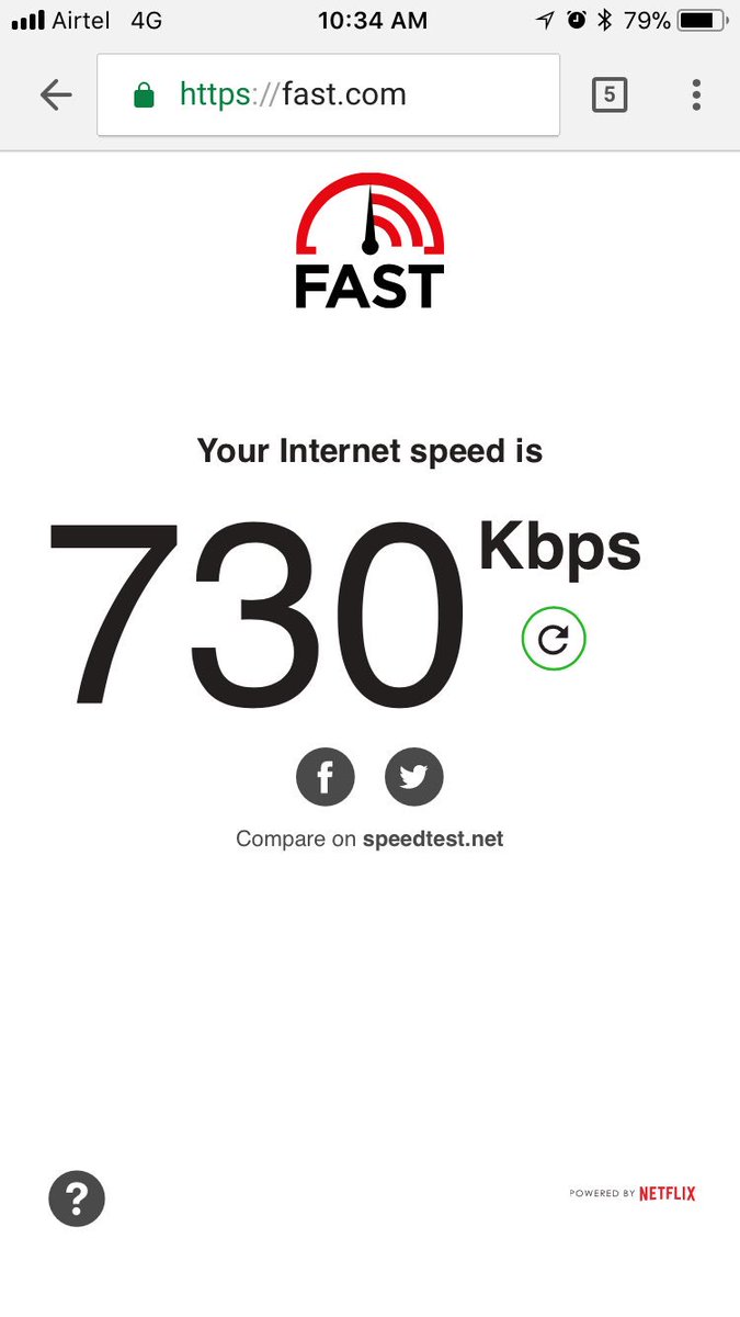 josephaliasjp's tweet photo. @Airtel_Presence The 4G speed i am experiencing with "full" coverage. https://t.co/LJr2kKo9MX