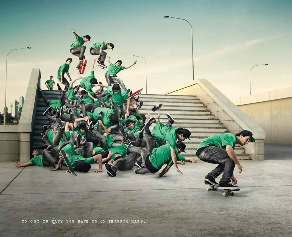 To get to easy you have to go through hard. #wpstaupo