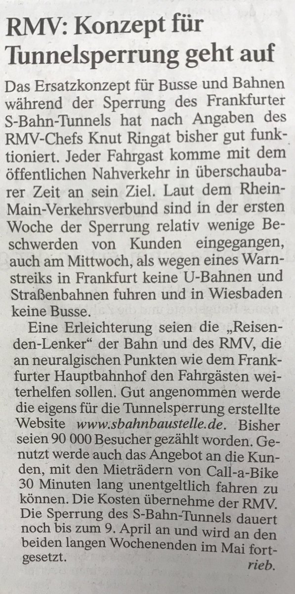 HirschlerSven's tweet photo. Die kleine, aber feine Seite https://t.co/ZavPMSvHE9 hat nach wenigen Tagen schon über 90.000 Besucher schreibt @FAZ_RheinMain. Danke! @RMVdialog @DB_Presse #maintunnel https://t.co/KAHLnUmNat