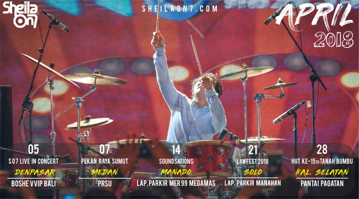 SHEILAON7DAY BULAN APRIL 2018.
Sampai jumpa ganks.!! 

#sheilaon7 #sheilaon7day #SheilaonApril