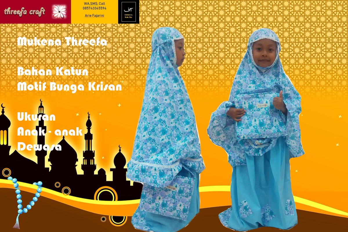 arie_threefa's tweet photo. Mukena Threefa.
Siap diorder.

Ukuran : Anak-anak dan Dewasa https://t.co/Gw7BOW4QHc