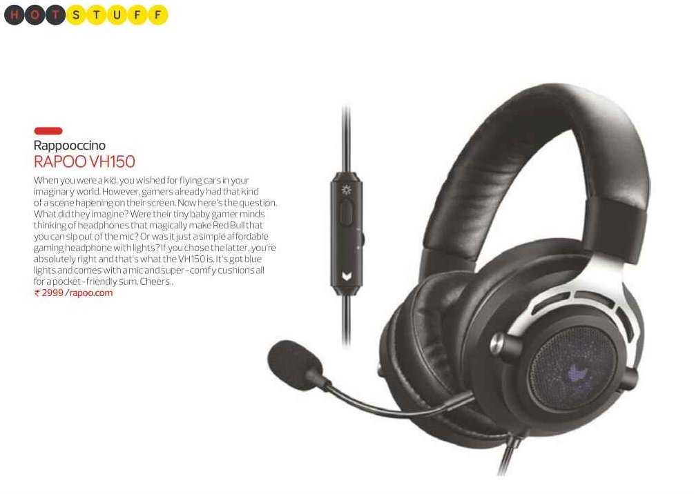 EinovateBrands's tweet photo. #ClientCoverage @stuff_india profiles the #Rapoo VH150 #GamingHeadset. See the snapshot of the coverage that has appeared in the April 2018 Issue, Page 26.
@RapooIndia #RapooIndia #Gaming #StuffIndia https://t.co/NSg0wyVzLx