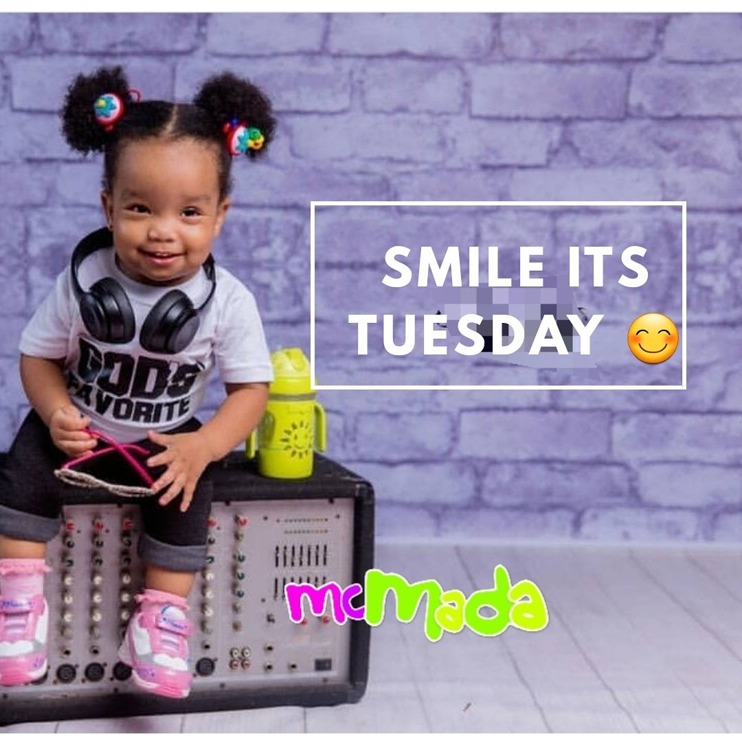 McMadakids's tweet photo. It's Tuesday and DJ @alina_olowe is ready to hit the beats! 🎧🎼🎶🔊😍

Outfit by #mcmadakids
#madeinnigeria #WeAreNigerianCreatives https://t.co/3fLrjCrsmv