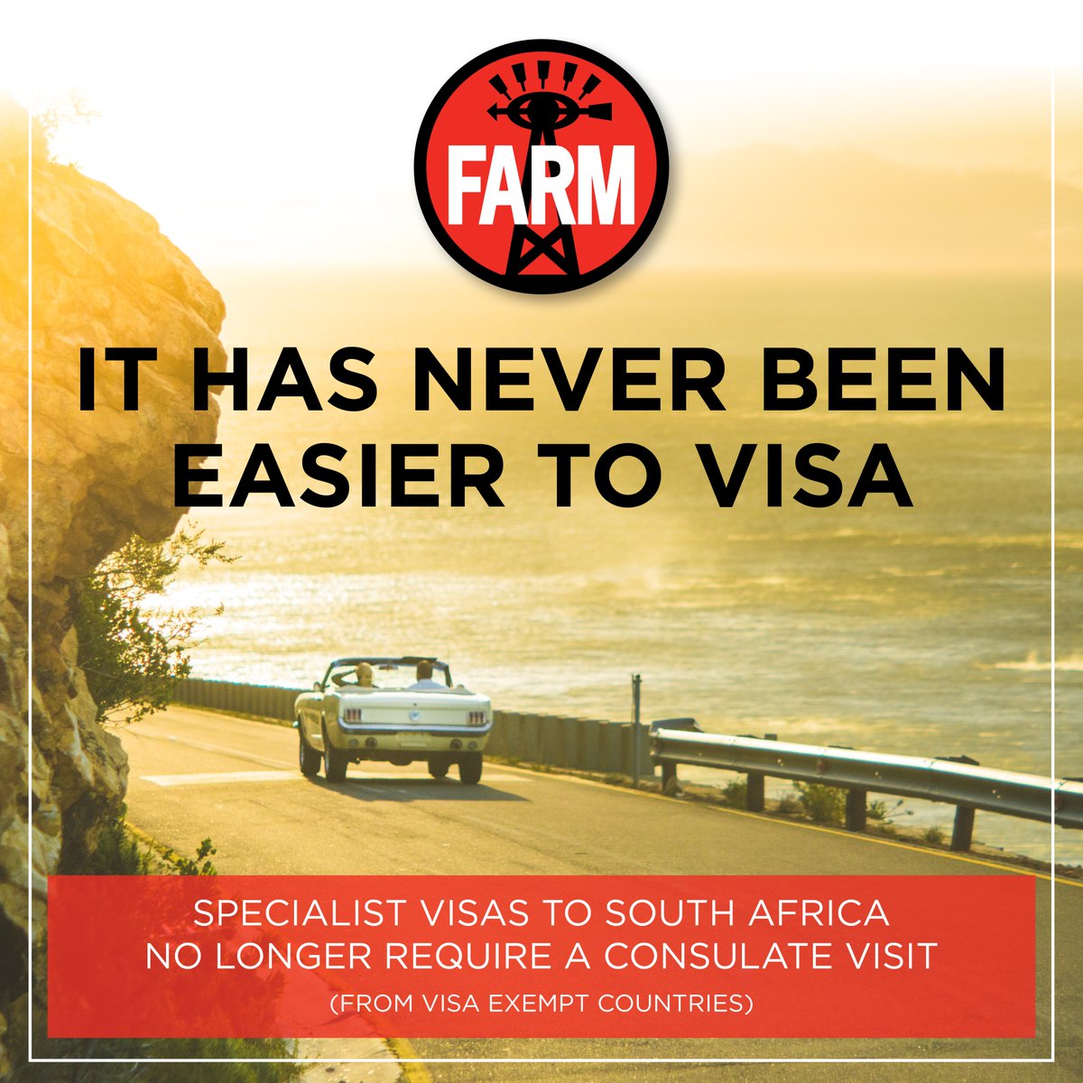 It has never been easier to Visa! Shoot with us and find out why. #farmfilm #easytovisa