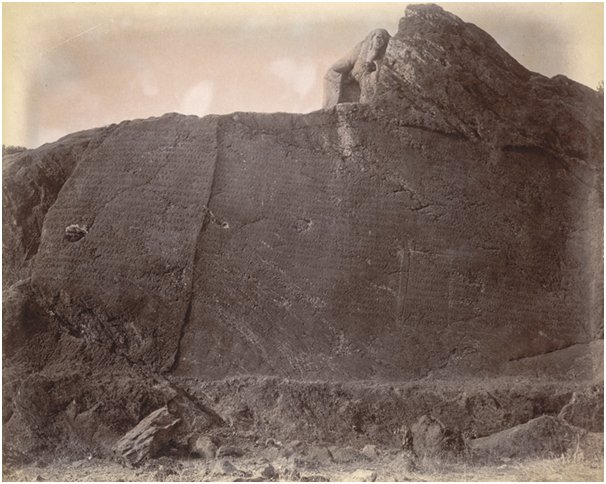 kalingaheritage's tweet photo. A rare photograph of Ashokan Dhauli inscription by Alexander E. Caddy, in year 1895.. #RarePhotos #dhauli #Ashoka #Inscriptons #Toshali #Kalinga @BBSRBuzz @WeAreBBSR https://t.co/652Lh1fJcz