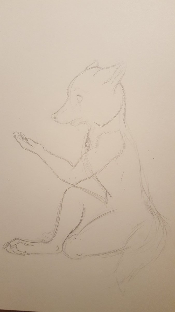 TrueBlueMerle's tweet photo. Late night WIP #sadwerewolf https://t.co/nRYIpoU4xP