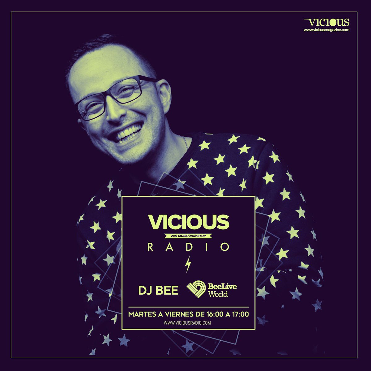 Hoy arrancamos con un nuevo programa #beeliveworld by <a href="/djbeeofficial/">Dj Bee (Spain)</a> , nos acompañará de Martes a Viernes 16:00 a 17:00h
#viciousradio #viciousmagazine #house #radio #deephouse #afrohouse #djbee #soulful