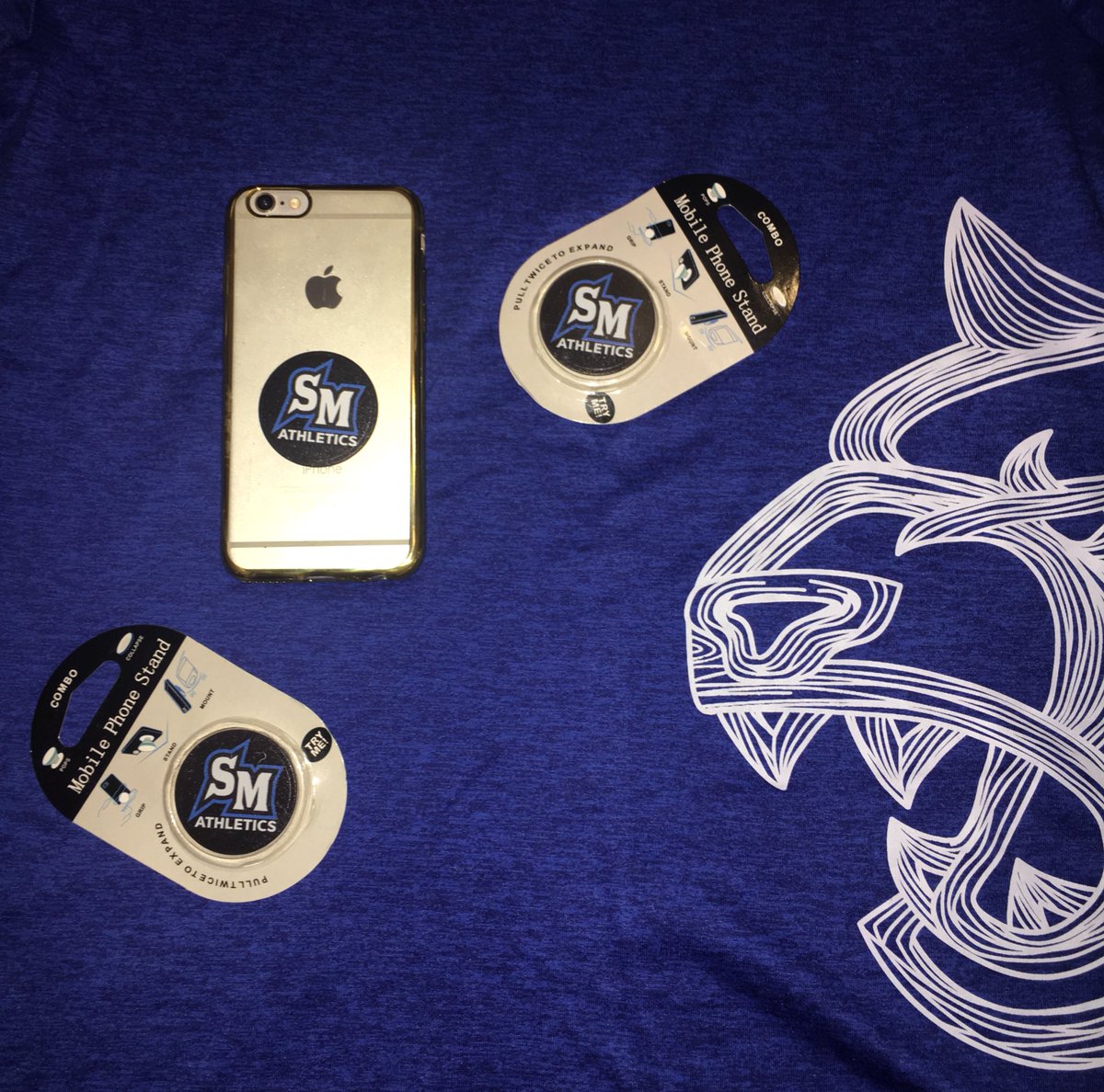 csusmdance's tweet image. Hey everyone we’re selling SM Athletics popsockets for $10! DM us or find one of our dancers to get yours today!