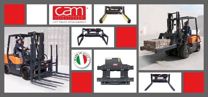 MasiWeb's tweet photo. #CAMSystem, marchio dedicato alle #attrezzature per #carrellielevatori, è da sempre incline a innovazione e altra qualità. https://t.co/B5I5N5K13v