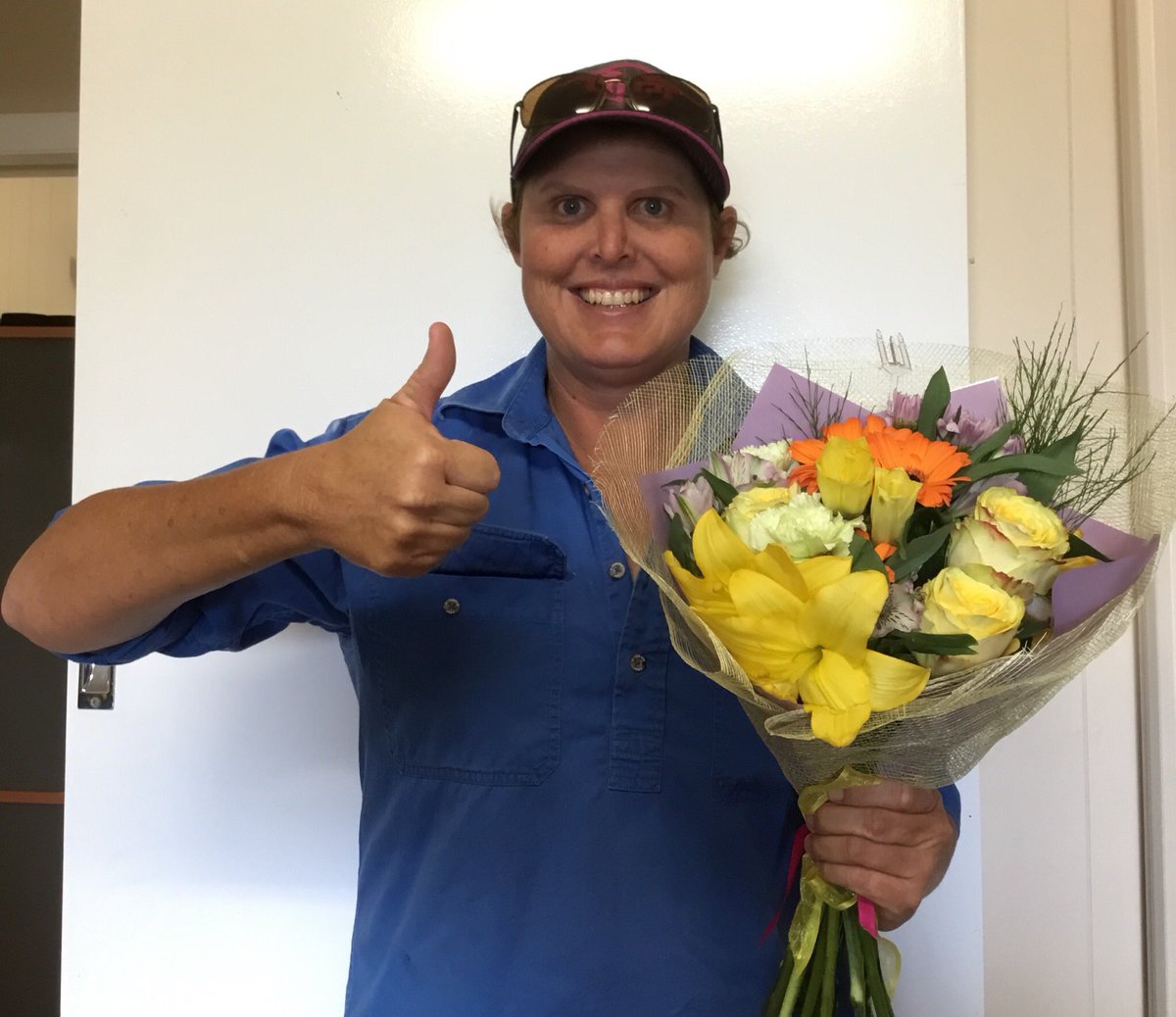 Got a lovely surprise from the @pracsystems team today! 🌸🌼 Thank you so much for the beautiful flowers 🤩<a href="/macqdowns/">Chantal Winter</a>