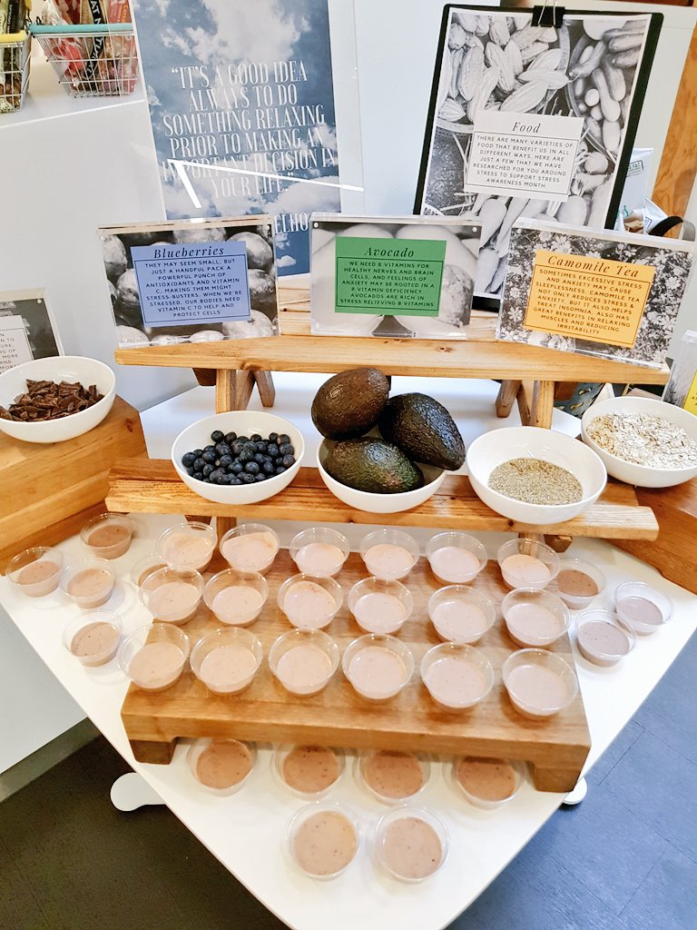 Dphamily's tweet photo. In support with our clients to raise awareness about stress and how it affects everyone in some form of way. We've highlighted some key foods that helps to lower stress rates.

#stressawarness #goodvibes 

@RussellwBlake @schadenfreudeli @chandco @LussoCatering @HarbourandJones https://t.co/TWvSQ8GS6k