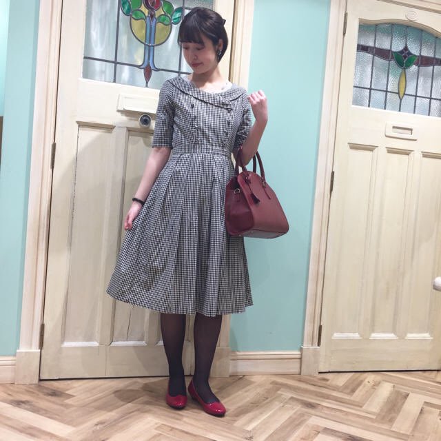 F I N T ルミネ大宮店 Twitterren Last 1 ギンガムチェックショールカラーワンピース グログランリボン使いチュールスカート クラシックgジャン それぞれラストに Tt Fint 大宮