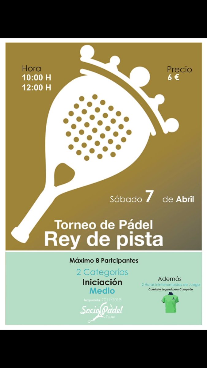 padeltriana's tweet photo. https://t.co/OxoXGob3IE