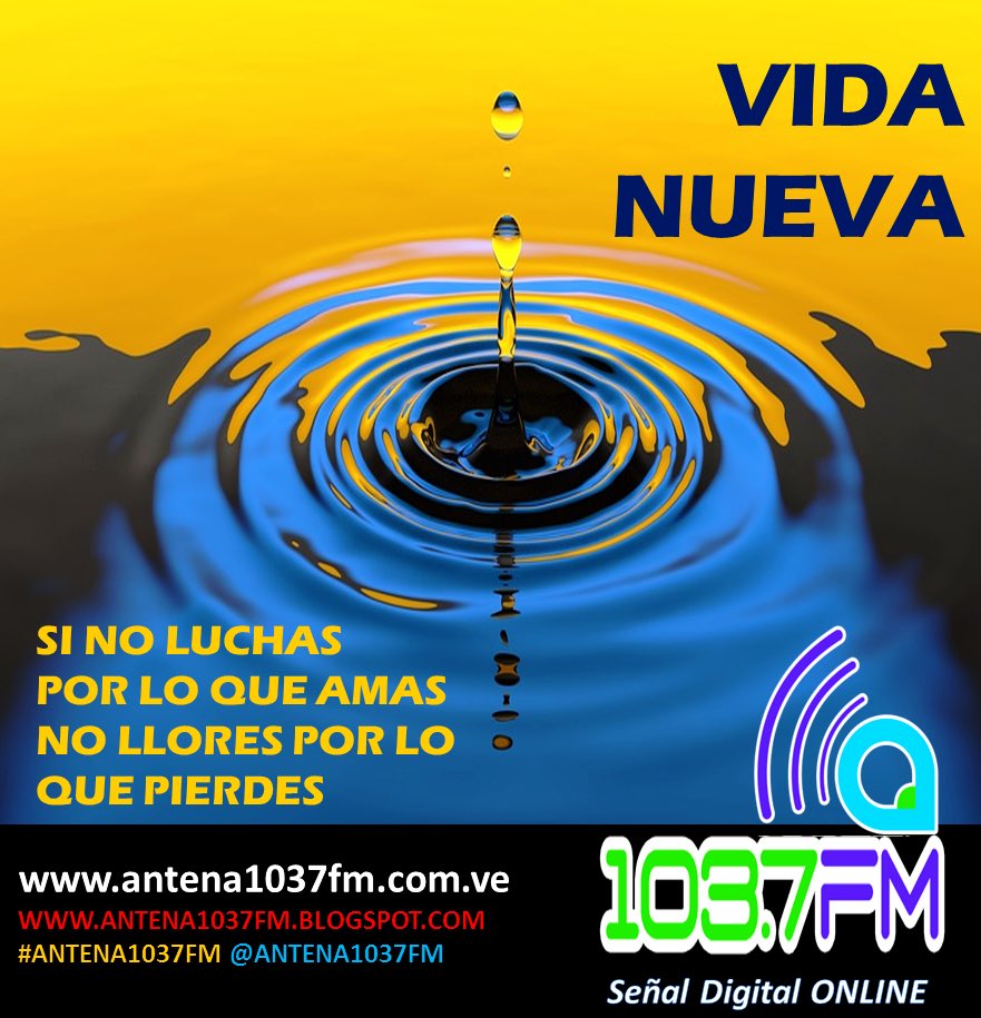 Vida Nueva escucha la mejor música del Momento en señal Digital Online por la antena1037fm.com.ve