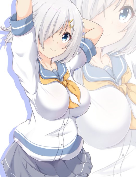 浜風の大きなおっぱい好きです。
#艦これ 